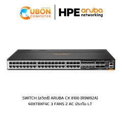 (R9W92A) ARUBA CX 8100 40XT8XF4C 3 FANS 2 AC POWER SUPPLIES  ประกัน LT