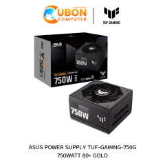 POWER SUPPLY (อุปกรณ์จ่ายไฟ) ASUS TUF-Gaming-750G 750Watt 80+ Gold ประกันศูนย์ 10 ปี