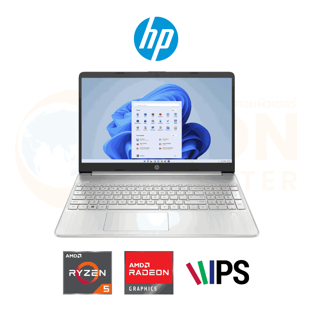 HP 15s (Ryzen 5) - โน้ตบุ๊กทำงาน 15.6 นิ้ว | Uboncomputer