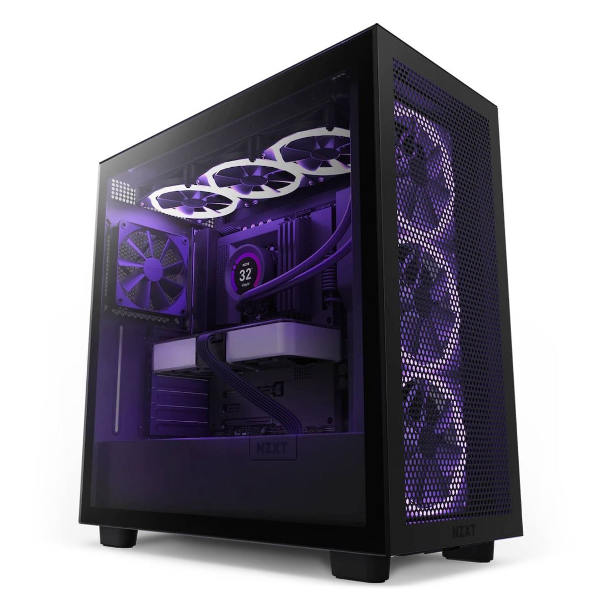 CASE (เคส) NZXT H7 FLOW BLACK