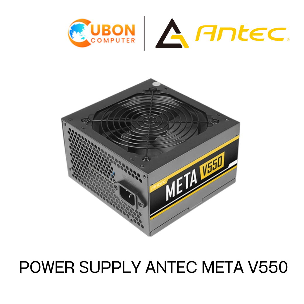 POWER SUPPLY (อุปกรณ์จ่ายไฟ) ANTEC ATOM V550 550W รับประกัน 2 ปี