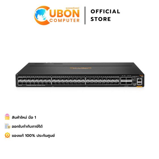 SWITCH (สวิตช์) HPE Aruba Networking CX 8100 48x10G SFP+ 4x40/100G (R9W91A)