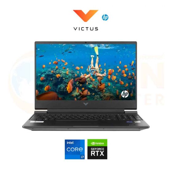 HP VICTUS 15-FA1172TX NOTEBOOK (โน๊ตบุ๊ค) INTEL CORE I7 12650H / RTX4050 / 16GB / 512GB / WIN11 / ประกันศูนย์ 2 ปี