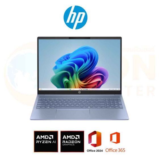 HP OMNIBOOK 5  AI PC 16-AG1024AU NOTEBOOK (โน๊ตบุ๊ค)  AMD RYZEN AI 5 340 / 16GB / 1TB / WIN11+OFF+OFF365 / ประกันศูนย์ 3 ปี OSS