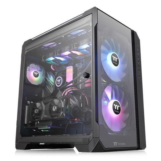 CASE (เคส) THERMALTAKE VIEW 51 TEMPERED GLASS ARGB (BLACK) มีการรับประกัน 1 ปี