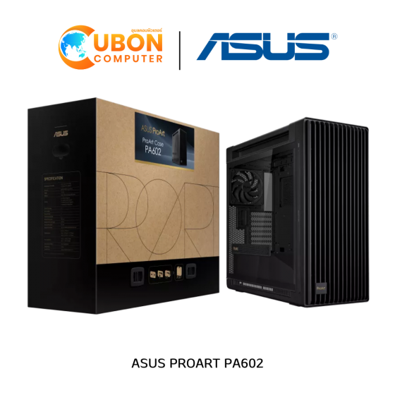 CASE เคส ASUS PROART PA602 ATX BLACK ประกันศูนย์ 2 ปี