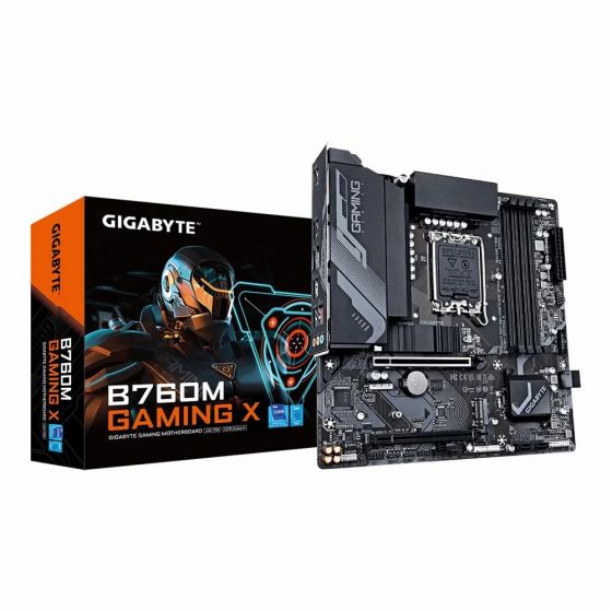 MAINBOARD (เมนบอร์ด) LGA1700 GIGABYTE B760M GAMING X DDR5 REV.1.0 ประกันศูนย์ 3 ปี