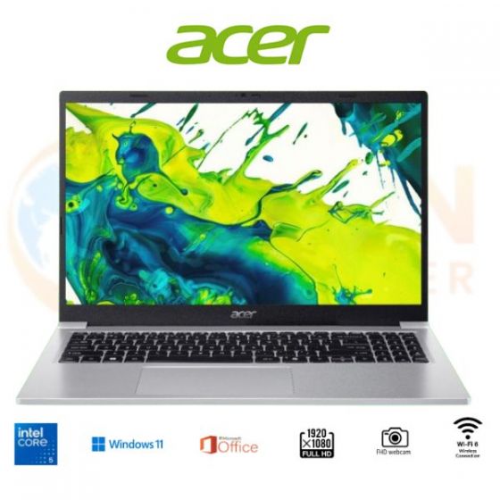 ACER ASPIRE LITE 15 AL15-52P-586H NOTEBOOK (โน้ตบุ๊ค) INTEL CORE 5 120U / 16GB / 512GB / WIN11+OFF 2024 / ประกันศูนย์ 2 ปี OSS
