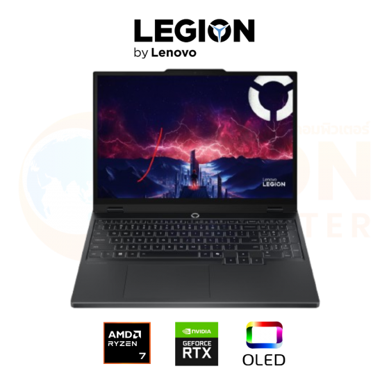 LENOVO LEGION 5 15AHP10 83M0000NTA NOTEBOOK (โน้ตบุ๊ค) AMD RYZEN 7 260 / RTX 5060 / 24GB / 1TB / WIN 11 / ประกันศูนย์ 3 ปี