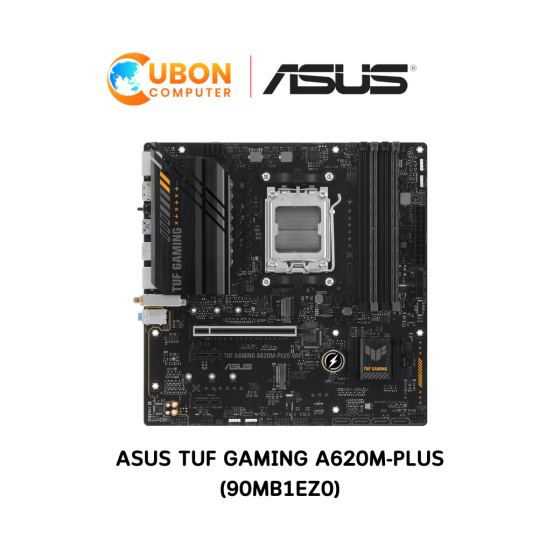 MAINBOARD (เมนบอร์ด) (AM5) ASUS TUF GAMING A620M PLUS DDR5 ประกันศูนย์ 3 ปี