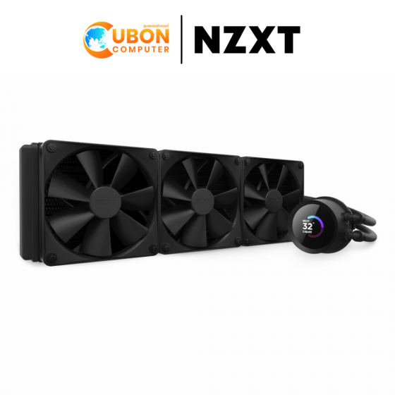 CPU COOLER (ชุดระบายความร้อนซีพียู) NZXT KRAKEN 360 BLACK รับประกัน 6 ปี