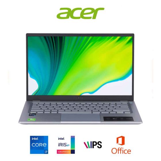 (REFURBISHED) ACER SWIFT 3 SF314-512-70UG NOTEBOOK (โน้ตบุ๊ค) INTEL CORE I7-1260P / 8GB / 512GB / WIN 11+OFF / ประกันศูนย์ 2 ปี