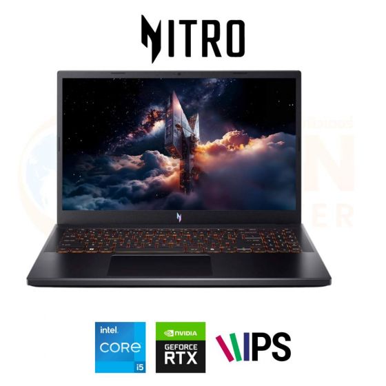 ACER NITRO V15 ANV15-52-501P NOTEBOOK (โน้ตบุ๊ค) INTEL CORE I5-13420H / RTX 5050 / 16GB / 512GB / WIN11 / ประกันศูนย์ 3 ปี OSS