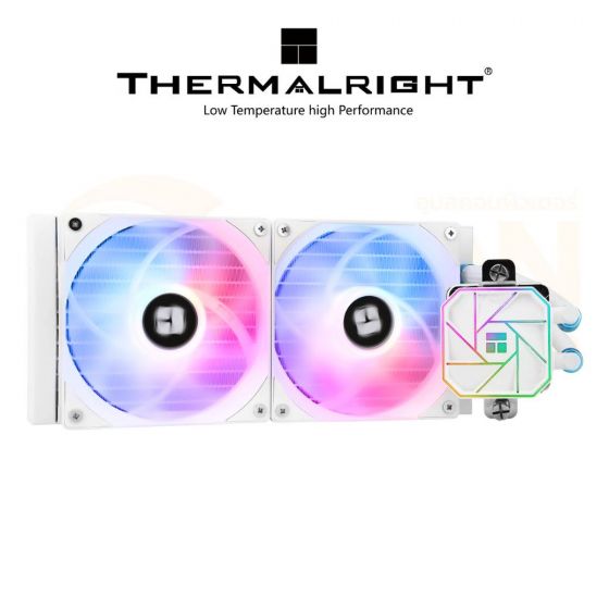 CPU COOLER (ระบบระบายความร้อนด้วยน้ำ) THERMALRIGHT ELITE 240 V3 ARGB WHITE - 3 YEARS 
