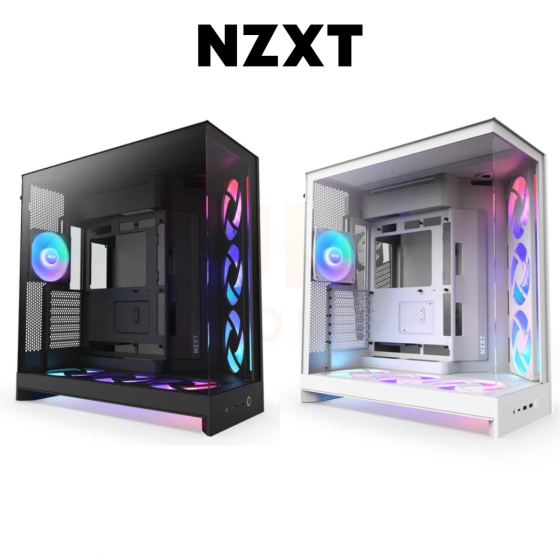 CASE (เคส) NZXT H9 Flow RGB+ 2025 ประกันศูนย์ 2 ปี