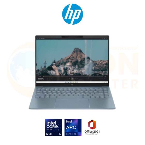 HP PAVILION PLUS 14-EW1000TU NOTEBOOK(โน๊ตบุ๊ค) INTEL CORE ULTRA 5 125H / 16GB / 512GB / WIN11 + OFF / ประกันศูนย์ 3 ปี