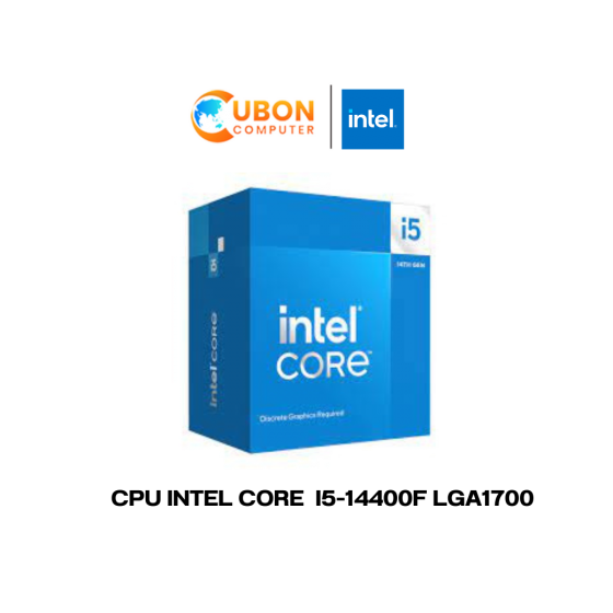 CPU (ซีพียู) INTEL CORE i5-14400F LGA1700 ประกันศูนย์ 3 ปี