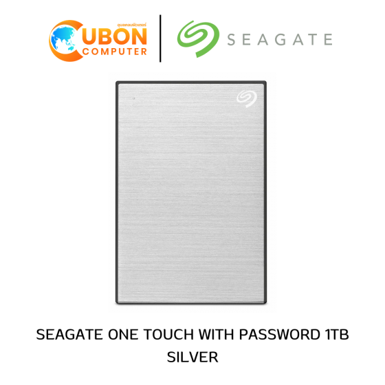 SEAGATE ONE TOUCH WITH PASSWORD 1TB SILVER