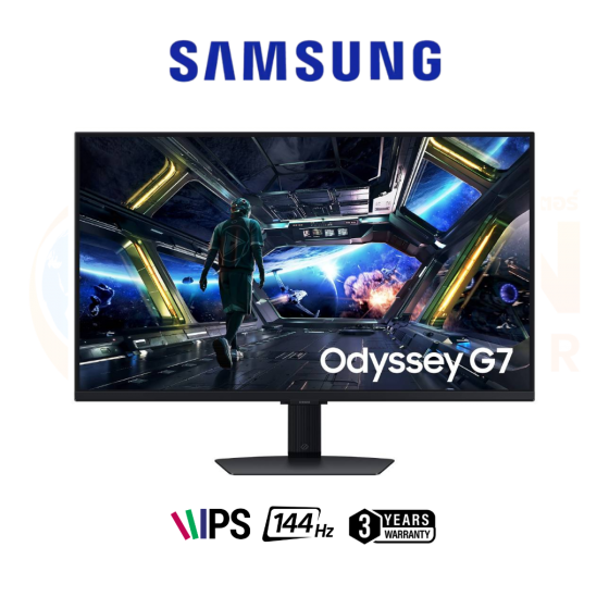 SAMSUNG MONITOR (จอมอนิเตอร์) ODYSSEY G7 G70D LS32DG702EEXXT 32" IPS 4K 144Hz - 3 YEARS