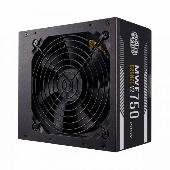 POWER SUPPLY (อุปกรณ์จ่ายไฟ) COOLER MASTER MWE 750W 80PULS BRONZE รับประกัน 5 ปี