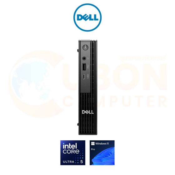 DESKTOP (เดสก์ท็อป) DELL PRO MICRO QCM1250 SNSQCM125007 / INTEL CORE ULTRA 5 235T / 16GB / 256GB / WIN11PRO / ประกันศูนย์ 3 ปี