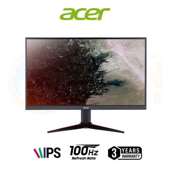 ACER MONITOR (จอมอนิเตอร์) NITRO GAMING VG240YEBMIPX 23.8" IPS FHD 100Hz - 3 YEARS