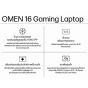 HP OMEN 16-AP0195AX NOTEBOOK (โน๊ตบุ๊ค) AMD RYZEN 9 8940HX / RTX5070 / 24GB / 1TB / WIN11 / ประกันศูนย์ 3 ปี