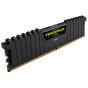 RAM (แรมพีซี) 16GB (8GBx2) DDR4 3200MHz CORSAIR VENGEANCE LPX BLACK ประกัน LT (CMK16GX4M2E3200C16)