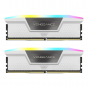 RAM (แรมพีซี) 32GB (16GBx2) DDR5 5600MHz RAM CORSAIR VENGEANCE RGB DDR5 (WHITE) ประกัน LT 