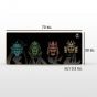 MOUSE PAD แผ่นรองเมาส์ AULA GAMING MP-WFFM BLACK