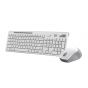 KEYBOARD & MOUSE (คีย์บอร์ดและเมาส์) GENIUS WIRELESS+BT SLIM STAR8230 W ประกันศูนย์ 1 ปี
