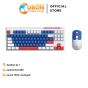 KEYBOARD & MOUSE (คีย์บอร์ดและเมาส์) MICROPACK WIRELESS KM-269W NAVY ประกันศูนย์ 1 ปี