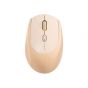 MOUSE WIRELESS (เมาส์ไร้สาย) MICROPACK MS-201W CREAM ประกันศูนย์ 2 ปี
