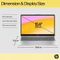 HP 15-FC0478AU NOTEBOOK (โน๊ตบุ๊ค) AMD RYZEN7 5825U / 16GB / 512GB / WIN11+OFF+OFF365 / ประกันศูนย์ 2 ปี OSS