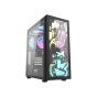 CASE (เคส) DARKFLASH Computer Case DK210 TG Black - Graffiti