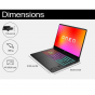 HP OMEN 14-FB0080TX NOTEBOOK (โน๊ตบุ๊ค)  Intel Core Ultra 9 /32GB  /1TB /RTX 4070 /14 inch OLED / Win11 /ประกันศูนย์ 3 ปี