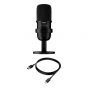 MICROPHONE (ไมโครโฟน) HyperX SoloCast BLACK (USB) ประกันศูนย์ 2 ปี
