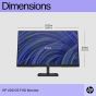 HP MONITOR (จอมอนิเตอร์) V24i G5 23.8" IPS 75Hz - 3 YEARS ONSITE