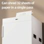 PAPER SHREDDER (เครื่องย่อยกระดาษ) DELI  9909 ความจุ 75 ลิตร ประกันศูนย์ 1 ปี