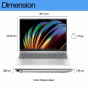 HP PAVILION 16-AF0045TU NOTEBOOK (โน๊ตบุ๊ค) INTEL CORE ULTRA 7-155U / 16GB / 1TB / WIN11 + OFF + OFF 365 / ประกันศูนย์ 2 ปี