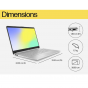 HP 15-FQ5335TU NOTEBOOK (โน๊ตบุ๊ค)  IntelCorei5-1235U / 16GB / 512GB / WIN11 + OFF / ประกันศูนย์ 2 ปี