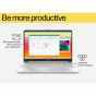 HP 15S-FQ5378TU NOTEBOOK (โน๊ตบุ๊ค) INTEL CORE 17-1255U / 16GB / 512GB / WIN11 + OFF + OFF365 / ประกันศูนย์ 2 ปี 