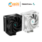 CPU COOLER (พัดลมซีพียู) DEEPCOOL AK400 ZERO DARK / WHITE  ประกันศูนย์ 3 ปี