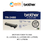 BROTHER TONER TN-2480 ตลับหมึกโทนเนอร์ สำหรับรุ่น HL-L2370DN, HL-L2375DW, MFC-L2715DW, MFC-L2750DW