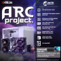 (แถมฟรีจอและคีย์บอร์ดจากASUS)COMSET ARC Project-02 AMD RYZEN 5-5600 / 16GB / 512GB / RX9060XT-8GB / 650W