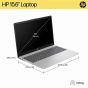HP 15-FD0600TU NOTEBOOK (โน้ตบุ๊ค) INTEL CORE i3 / 8GB / 512GB / WIN11+OFF+OFF365 / ประกันศูนย์ 2 ปี OSS