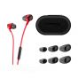 HEADPHONES GAMING (หูฟังเกมมิ่ง) HyperX Gaming Headset Cloud Earbuds II Red ประกันศูนย์ 2 ปี (705L8AA)