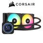 CPU COOLER (ระบบระบายความร้อนด้วยน้ำ) CORSAIR ICUE H100I ELITE LCD XT 240MM LIQUID - 5 YEARS