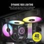 CPU COOLER (ระบบระบายความร้อนด้วยน้ำ) CORSAIR ICUE H100I ELITE LCD XT 240MM LIQUID - 5 YEARS