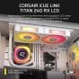 CPU COOLER (ระบบระบายความร้อนด้วยน้ำ) CORSAIR ICUE LINK TITAN 240 RX LCD WHITE - 6 YEARS